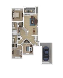 3 beds, 2 baths, 1,278 sqft, $2,629