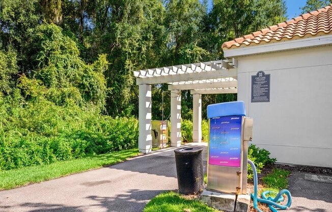 Community clubhouse entrance