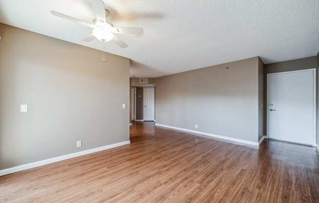 Our Premium Living Room in a Two Bedroom Two Bath Apartment at Meadow Creek Apartments in San Marcos, CA