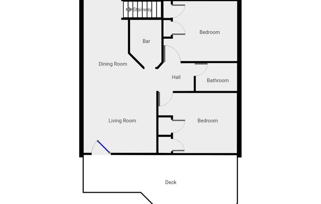 4 beds, 2 baths, 1,100 sqft, $1,540, Unit B (Back)