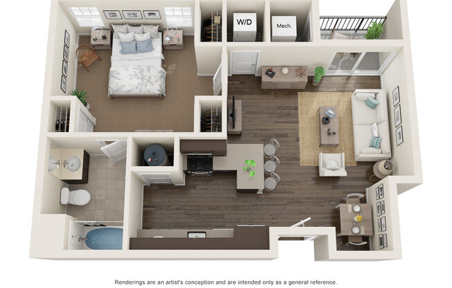 1 bed, 1 bath, 663 sqft, $2,000, Unit UNIT 203