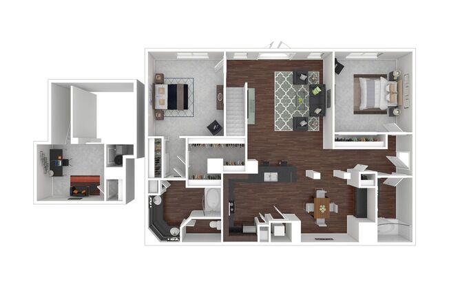 2 beds, 2 baths, 1,504 sqft, $2,295