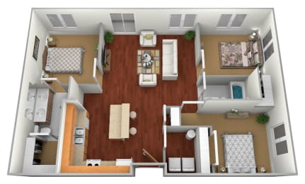 3 beds, 2 baths, 1,389 sqft, $1,710