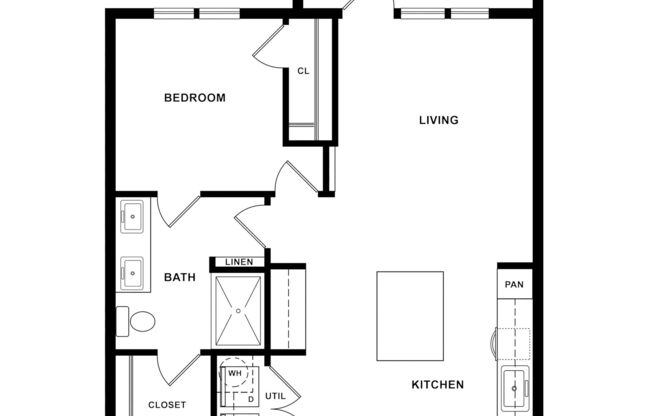 1 bed, 1 bath, 840 sqft, $1,815