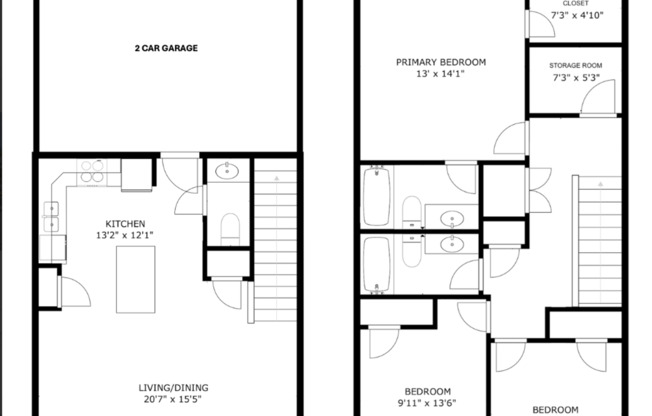 3 beds, 2.5 baths, 1,385 sqft, $1,999, Unit 628