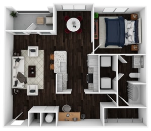 1 bed, 1 bath, 984 sqft, $1,797