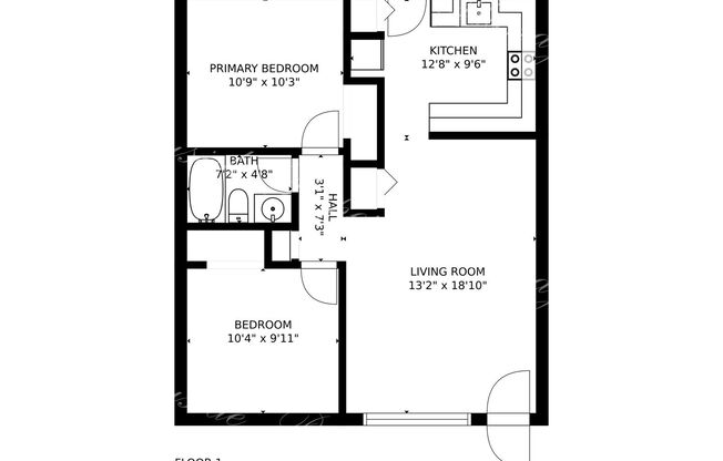 2 beds, 1 bath, 625 sqft, $2,250, Unit 03