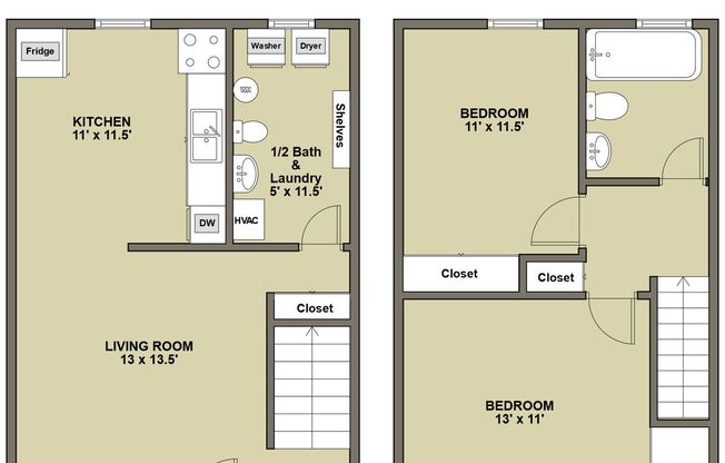 2 beds, 1.5 baths, 910 sqft, $1,465, Unit 2010B