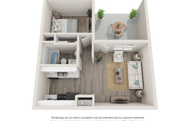 1 bed, 1 bath, 439 sqft, $1,300, Unit 2702