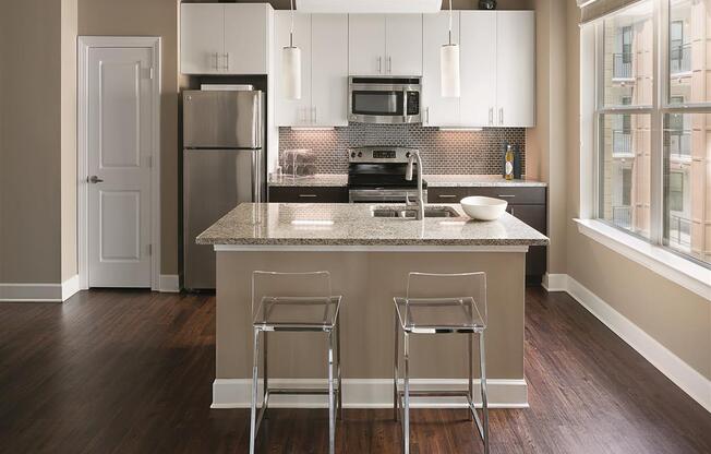 Premium Finish Kitchen Package at The Edison Lofts Apartments, North Carolina