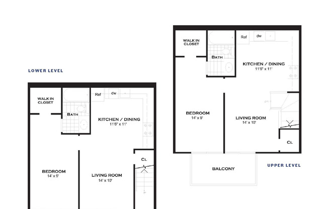 1 bed, 1 bath, 576 sqft, $2,065