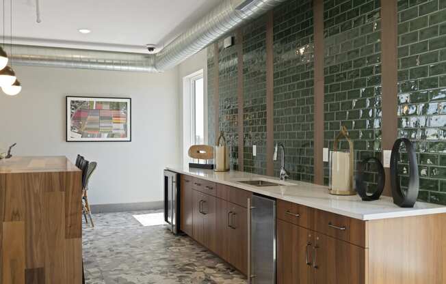 Rooftop Lounge at Nuvelo at Parkside Apartments