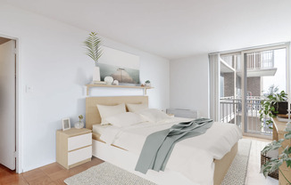 3003 Van Ness Apartments - Bedroom