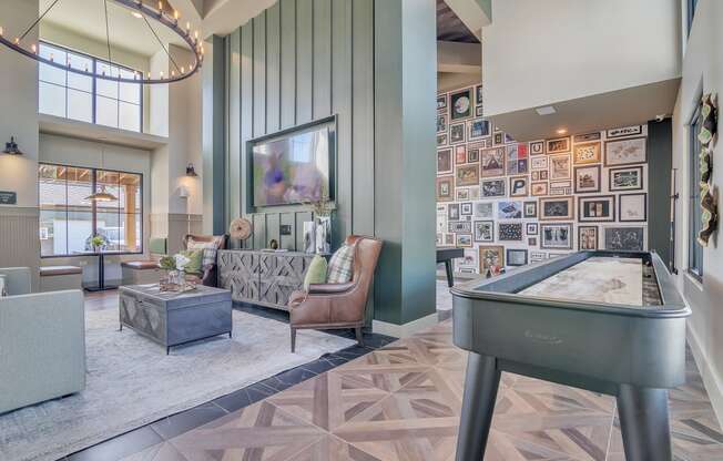 Clubhouse with a foosball table and a couch at Canter, Ocala, FL, Florida, 34474