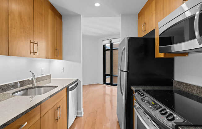 Kitchen with Stainless Steel Appliances