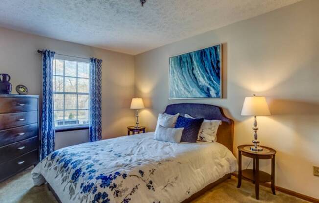 Gorgeous Bedroom at Lake Forest Apartments, Westerville, OH, 43081