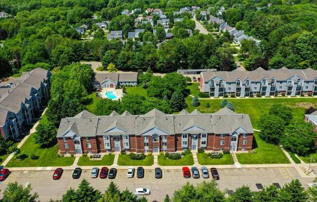 Property Ariel View at Foxwood and The Hermitage, Michigan, 49024