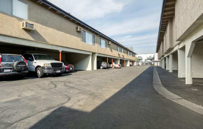 Apartments for rent in Canoga Park , CA parking area