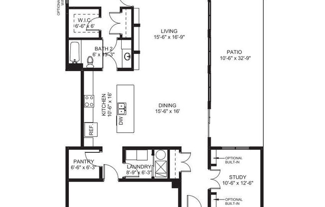 2 beds, 2 baths, 1,926 sqft, $2,975