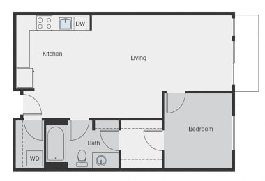 1 bed, 1 bath, 794 sqft, $2,579