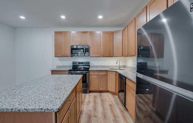 Large Kitchen with Expansive Island