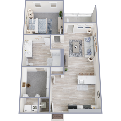 1 bed, 1 bath, 695 sqft, $1,575