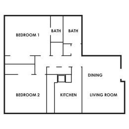 2 beds, 1.5 baths, 900 sqft, $1,003