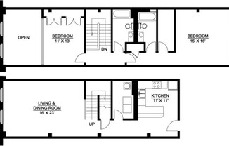 2 beds, 2 baths, 1,086 sqft, $1,875, Unit 233