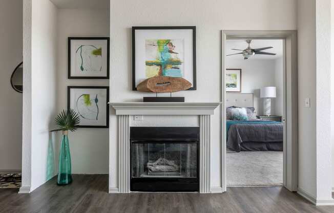 Fireplace in every unit - Emmersyn at Lone Tree