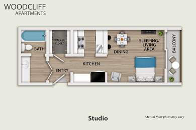 Studio, 1 bath, 400 sqft, $2,133