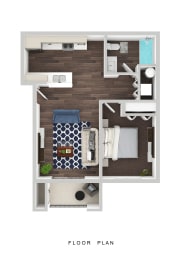 1 bed, 1 bath, 642 sqft, $1,671