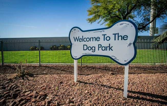 Octave Apartments in Las Vegas, Nevada Dog Park Sign at Octave Apartments, Nevada, 89123