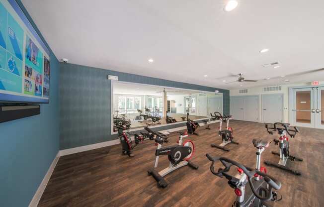 Spin Studio at Parc at White Rock Luxury Apartments in Dallas TX