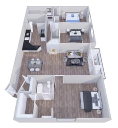 3 beds, 2 baths, 1,250 sqft, $1,699