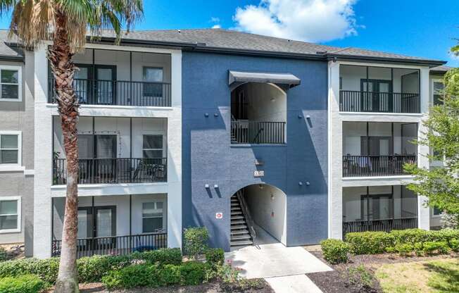 Exterior view of Verano apartments