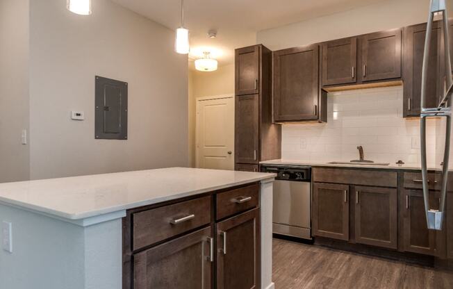 Kitchen (Prestige Floor Plan) at Emerald Creek Apartments, Greenville