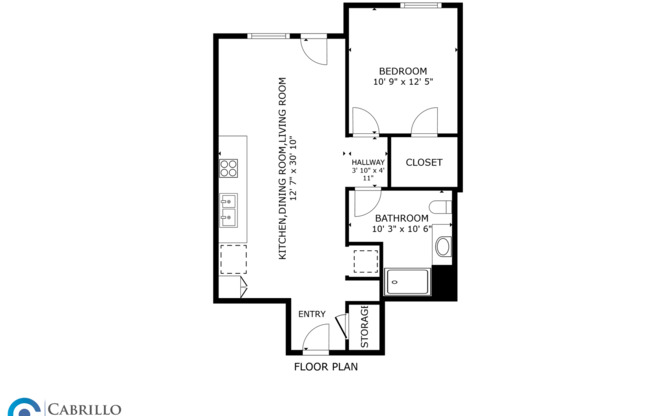 1 bed, 1 bath, 752 sqft, $2,675, Unit 410