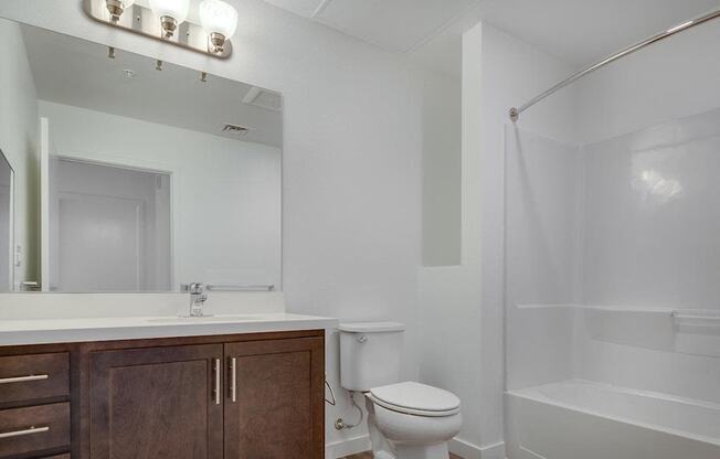 a bathroom with a toilet sink and bathtub
