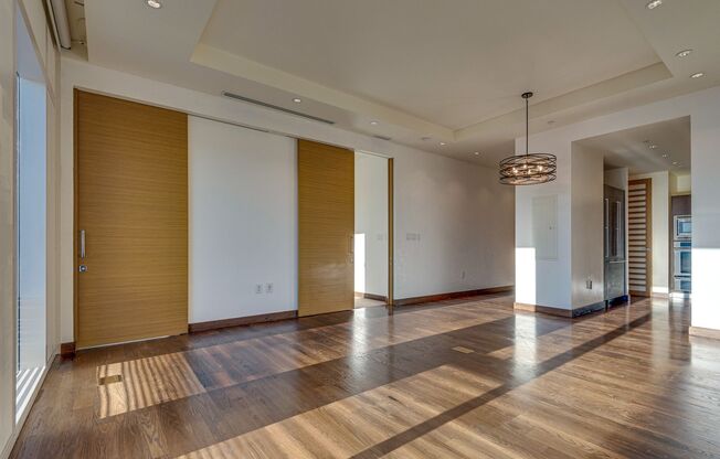 Waldorf Astoria 3011- Stunning City/Mtn views from this Beautifully Unfurnished One Bedroom Plus Small Windowed Office