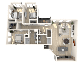 3 beds, 2 baths, 1,600 sqft, $3,087