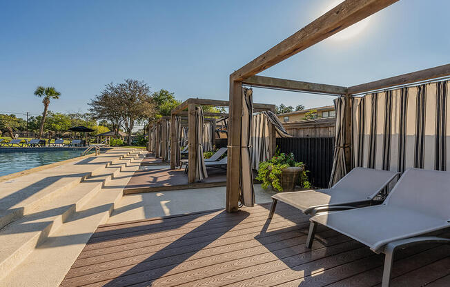 Pool Cabanas  at Sunset Ridge, Texas