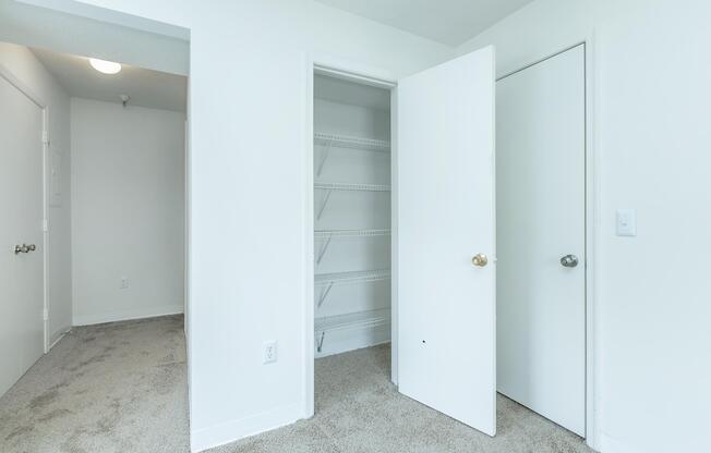 a door in a room