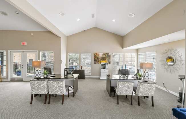 Leasing Office Interior at Davenport Apartments in Dallas, TX