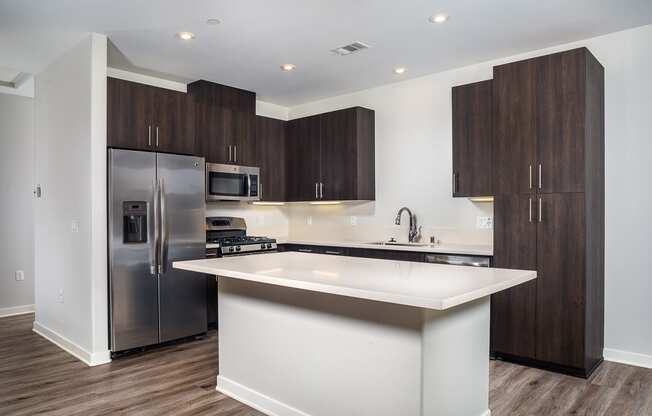 Modern Kitchen with Island at Lakeview 88, Spring Valley, 91977