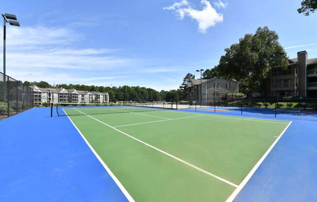 Tennis court View at Lakeside at Arbor Place, Douglasville, GA, 30135