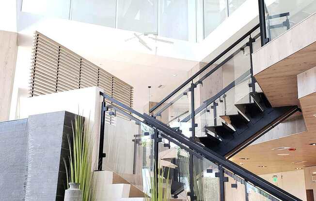 Multi-story clubhouse