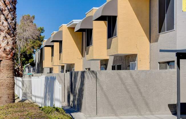 apartment buildings at Summerlin Meadows, Las Vegas, Nevada