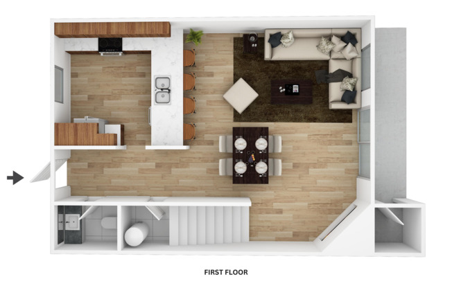 2 beds, 2.5 baths, 1,143 sqft, $2,210, Unit B-215