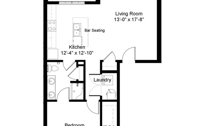 1 bed, 1 bath, 804 sqft, $1,416