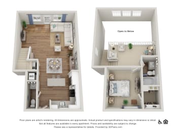 1 bed, 1.5 baths, 1,047 sqft, $3,050